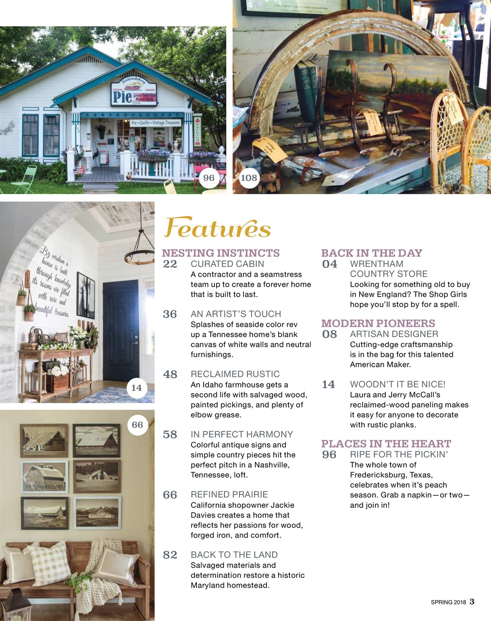 Country Sampler Preview Pages