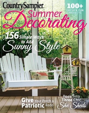 Country Sampler Home issue COUNTRY SAMPLER'S Summer Decorating 2017