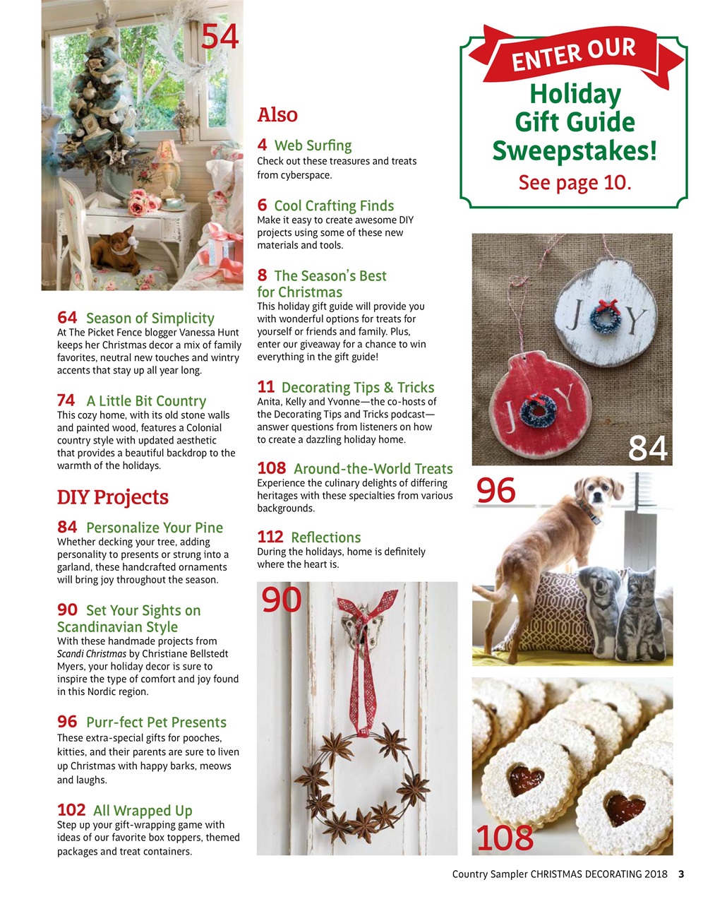 Country Sampler Home Preview Pages