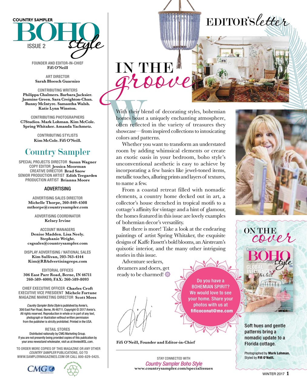Country Sampler Home Preview Pages