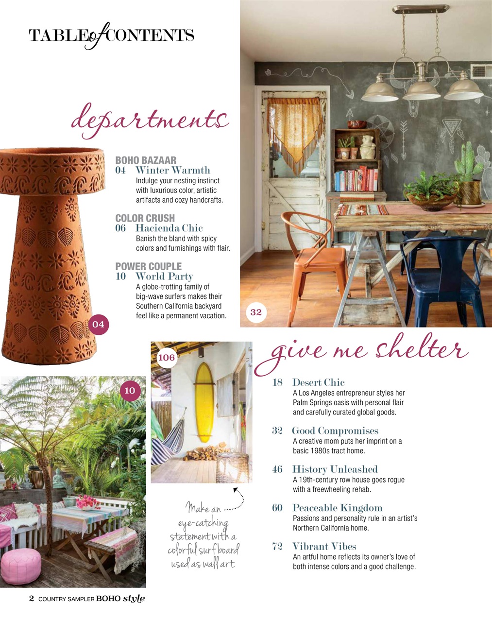 Country Sampler Preview Pages