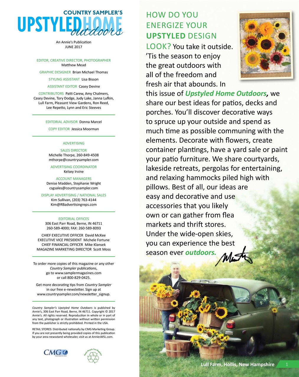 Country Sampler Preview Pages