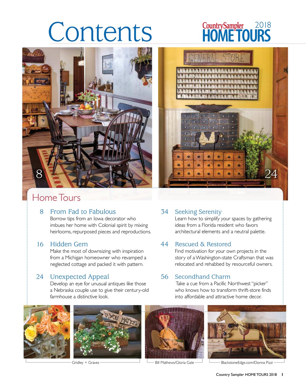 Country Sampler Home Preview Pages