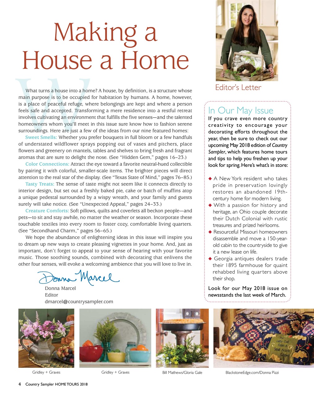 Country Sampler Home Preview Pages