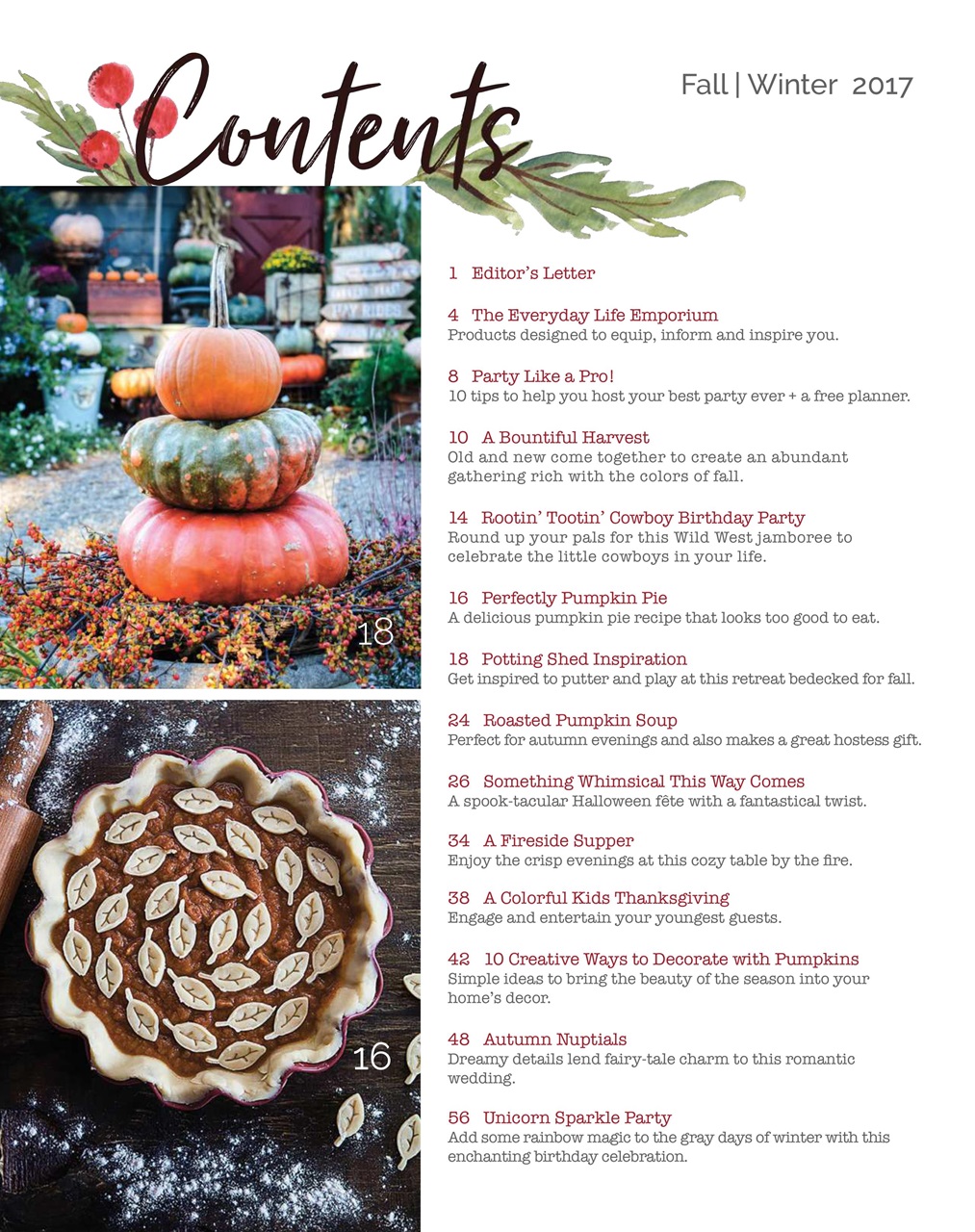 Country Sampler Home Preview Pages