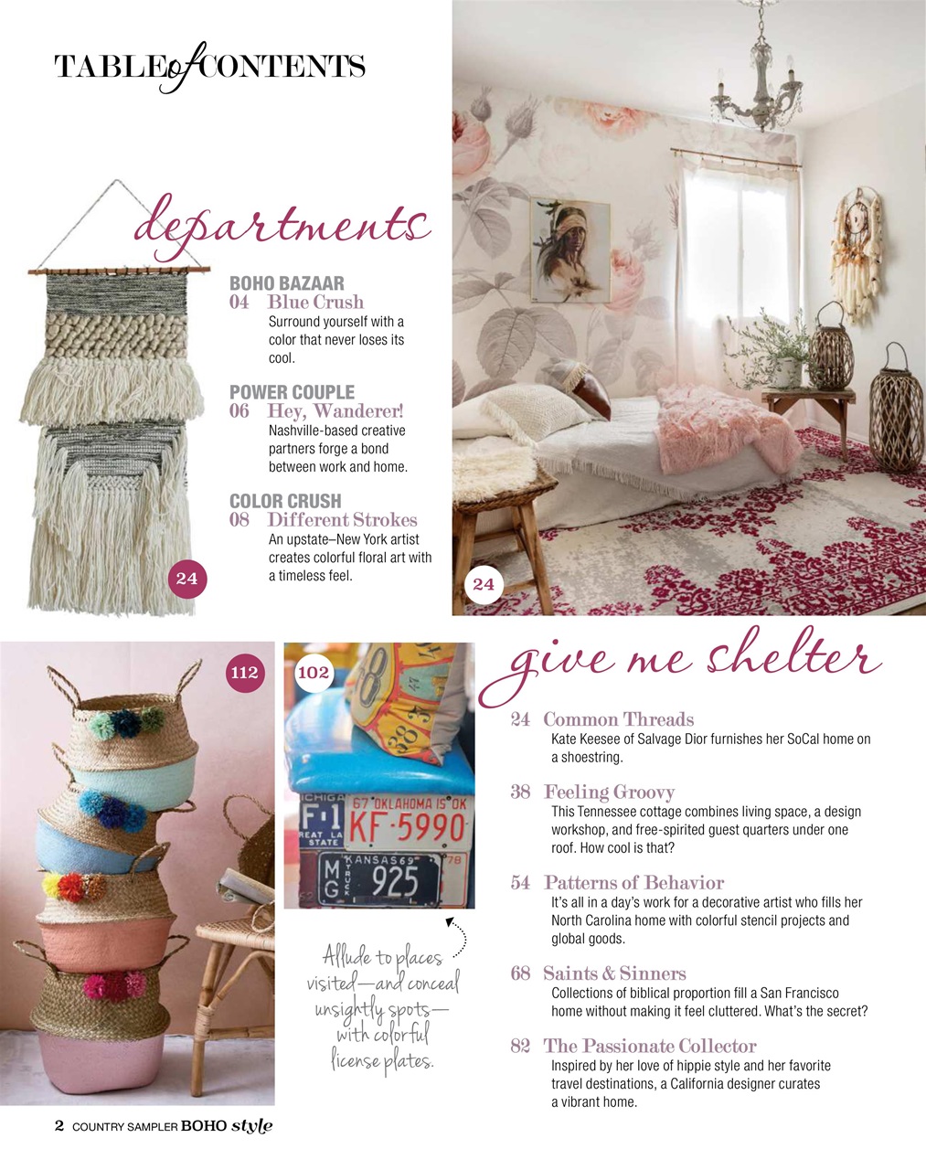 Country Sampler Preview Pages