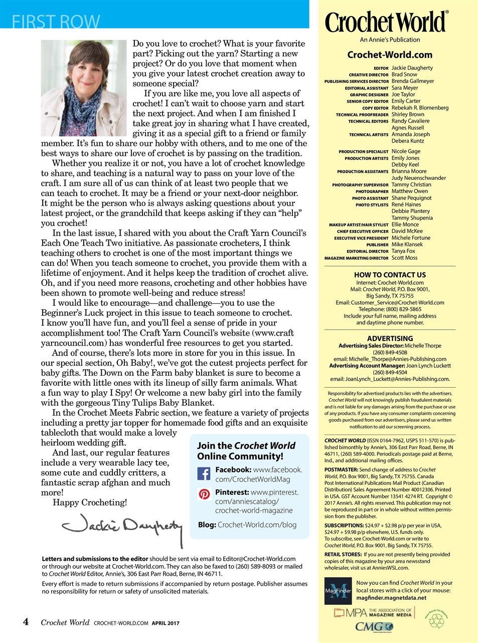 Crochet World Preview Pages