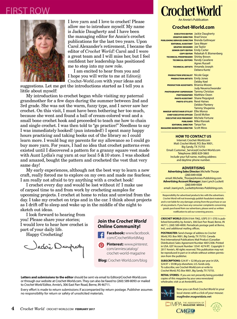 Crochet World Preview Pages