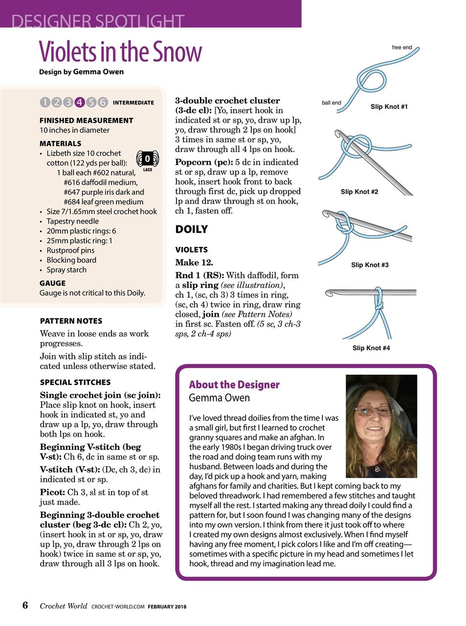 Crochet World Preview Pages