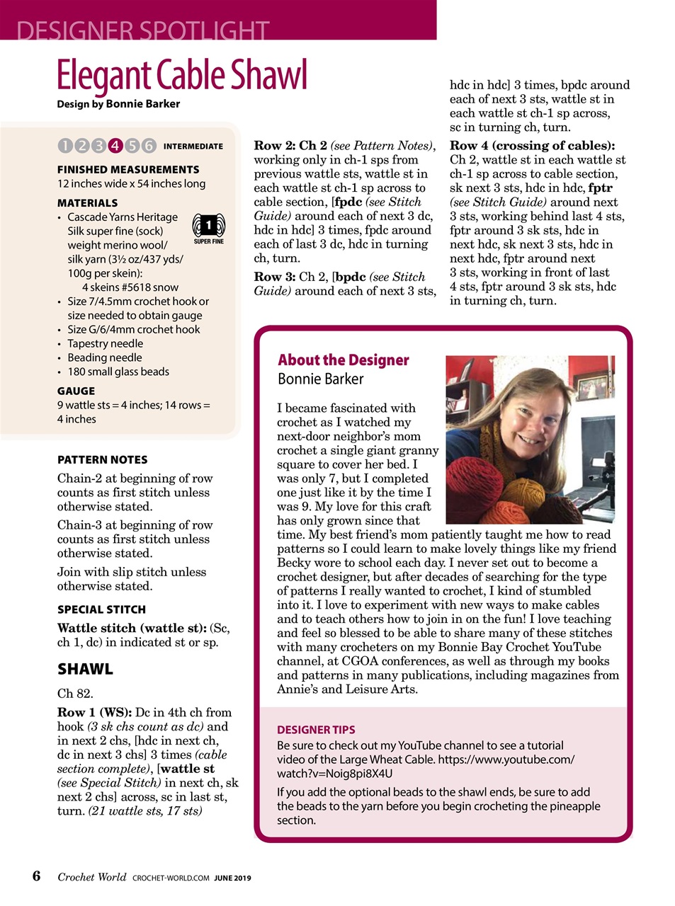 Crochet World Preview Pages