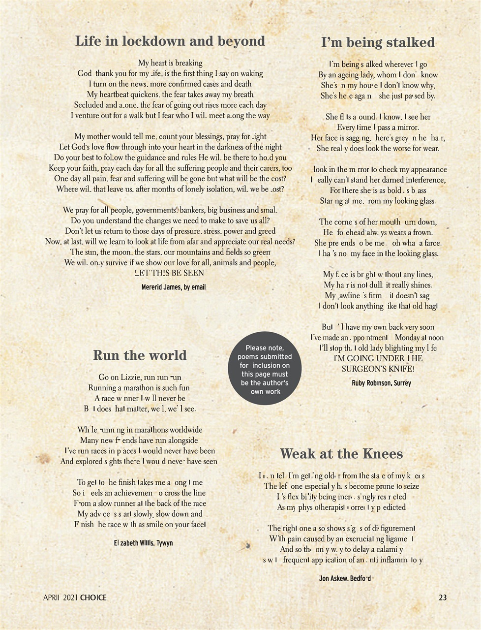 Choice Magazine Preview Pages