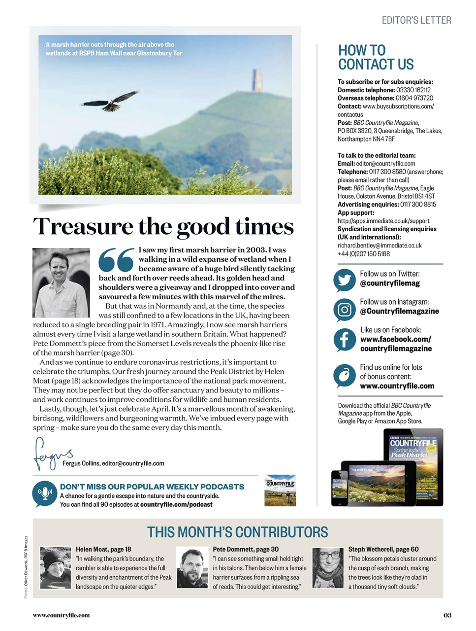 BBC Countryfile Magazine Preview Pages