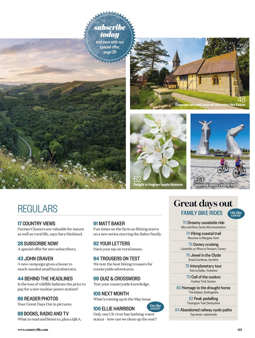 BBC Countryfile Magazine Preview Pages