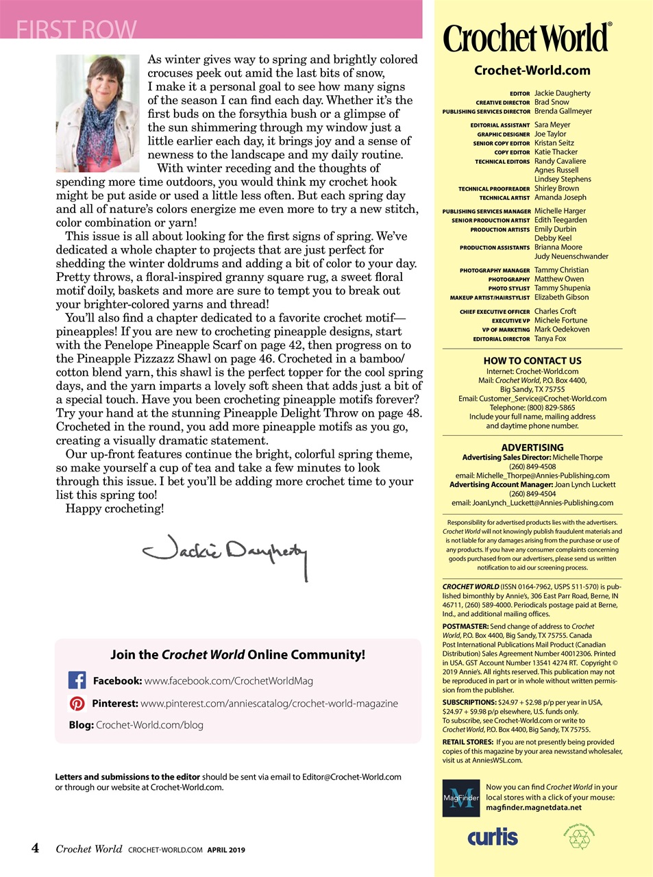 Crochet World Preview Pages