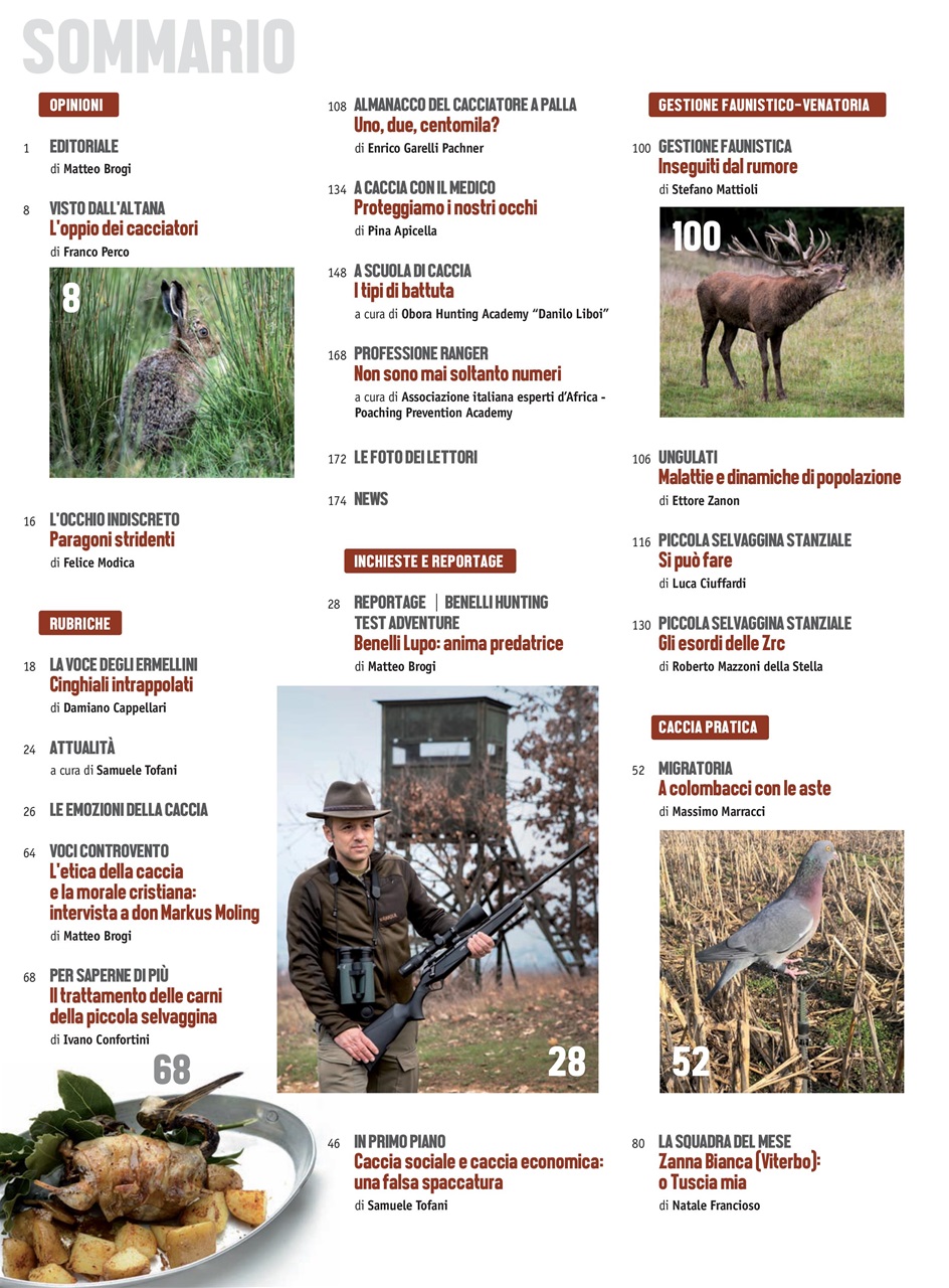 Caccia Magazine Preview Pages