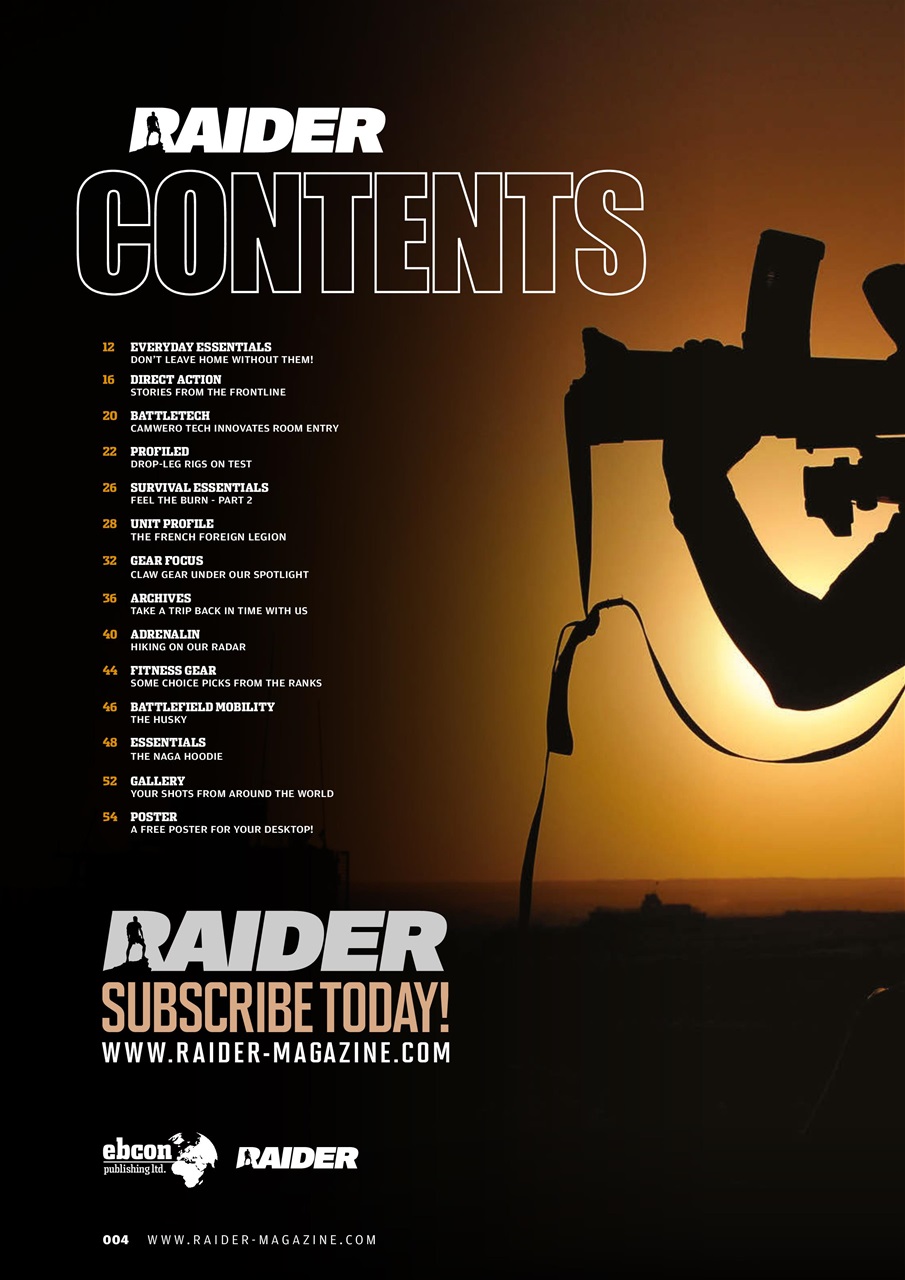 Raider Preview Pages
