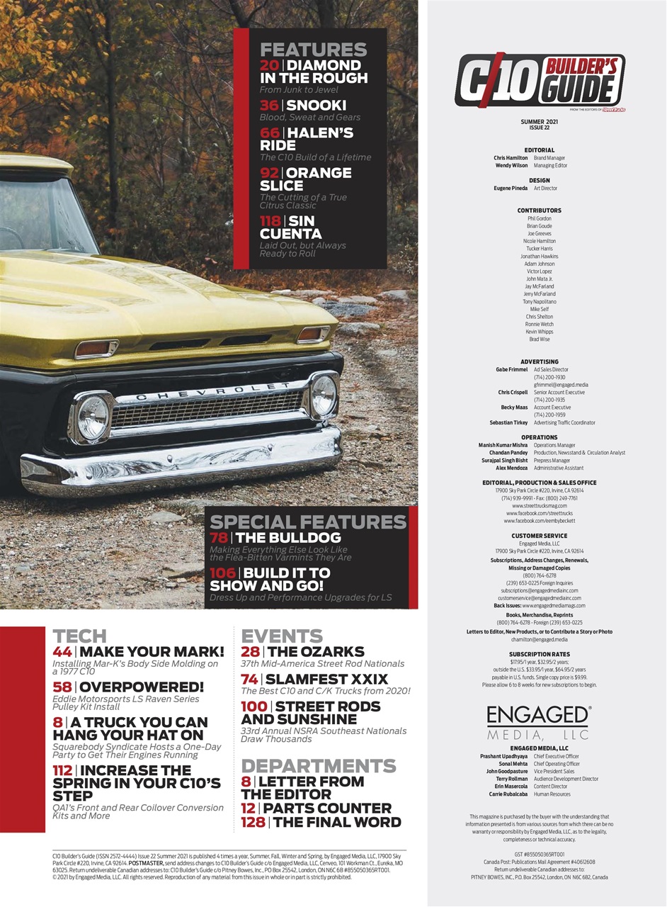 C10 Builder's Guide Preview Pages