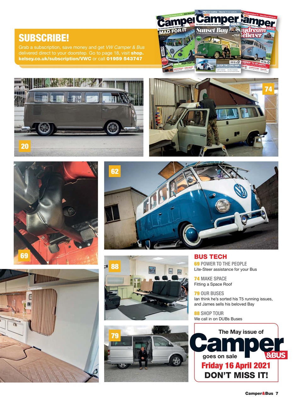 VW Camper Preview Pages