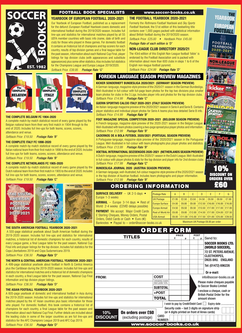 World Soccer Preview Pages