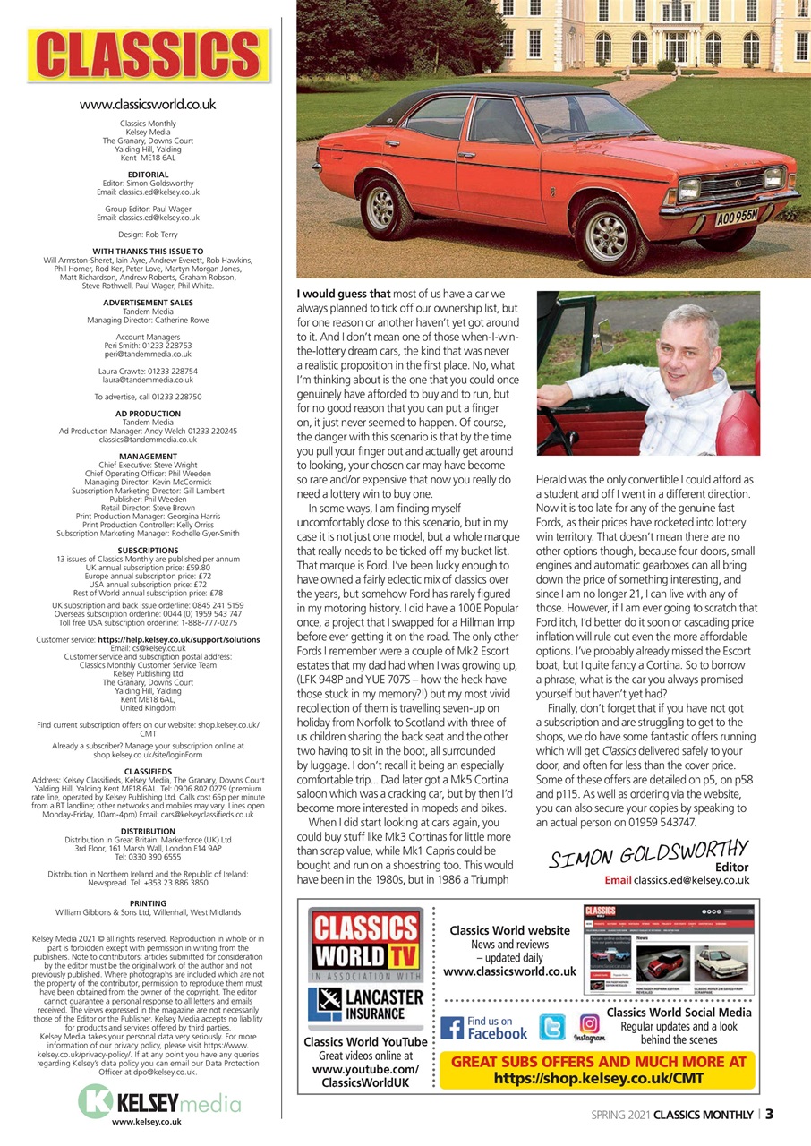 Classics World Preview Pages