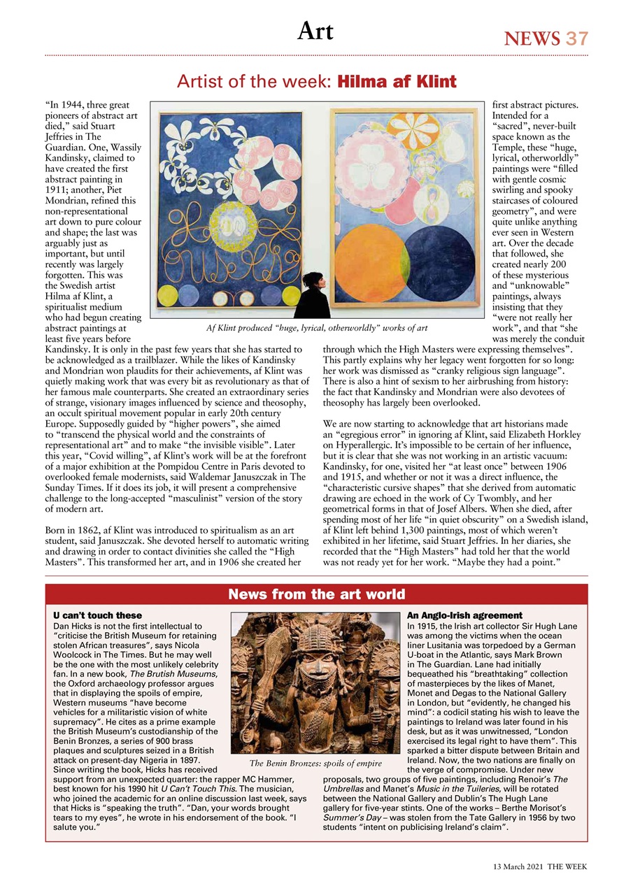 The Week Preview Pages