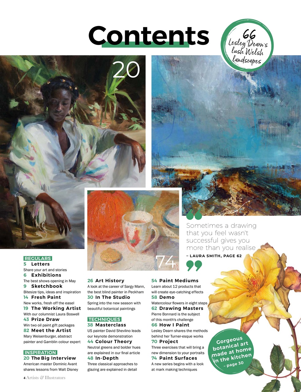 Artists & Illustrators Preview Pages