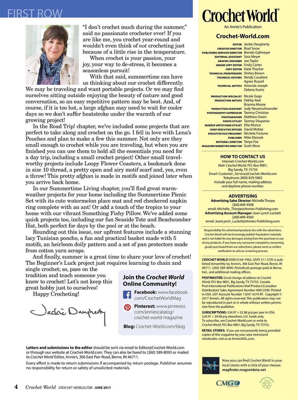 Crochet World Preview Pages