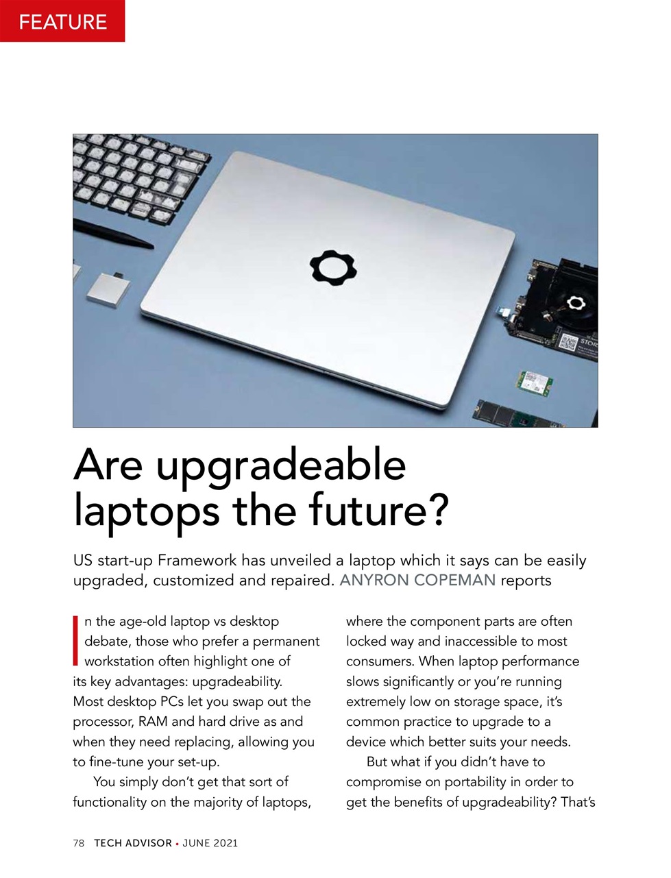 Tech Advisor Preview Pages