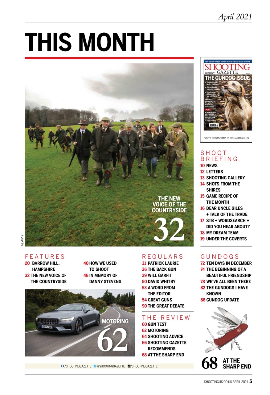 Shooting Gazette Preview Pages