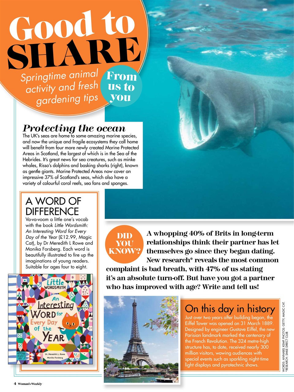 Woman's Weekly Preview Pages