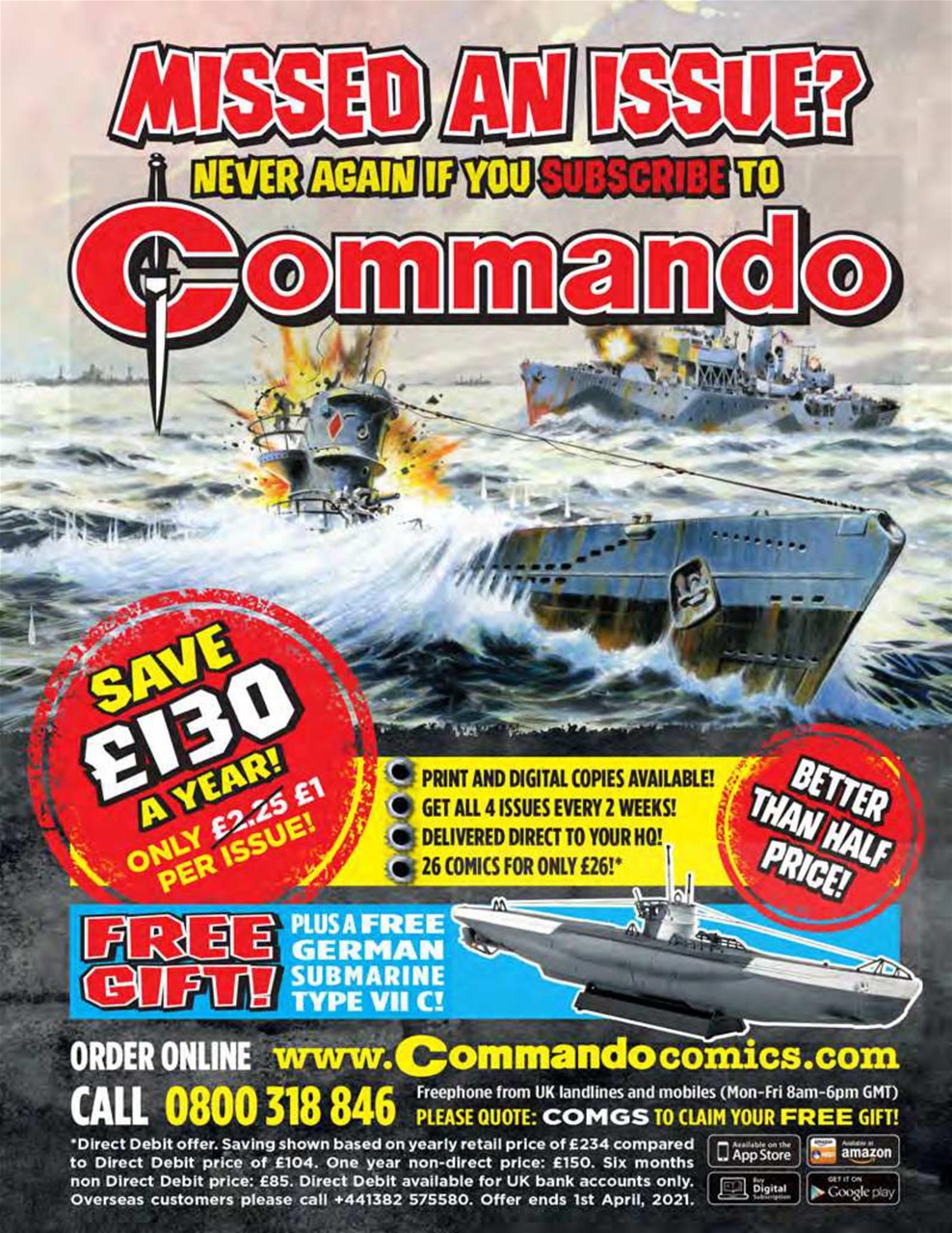 Commando Preview Pages