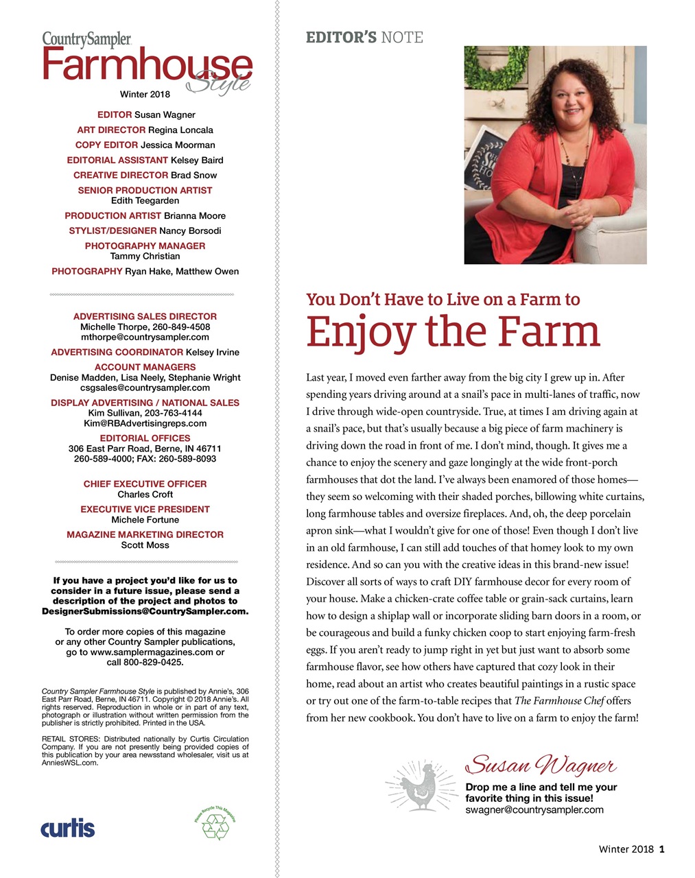 Country Sampler Preview Pages