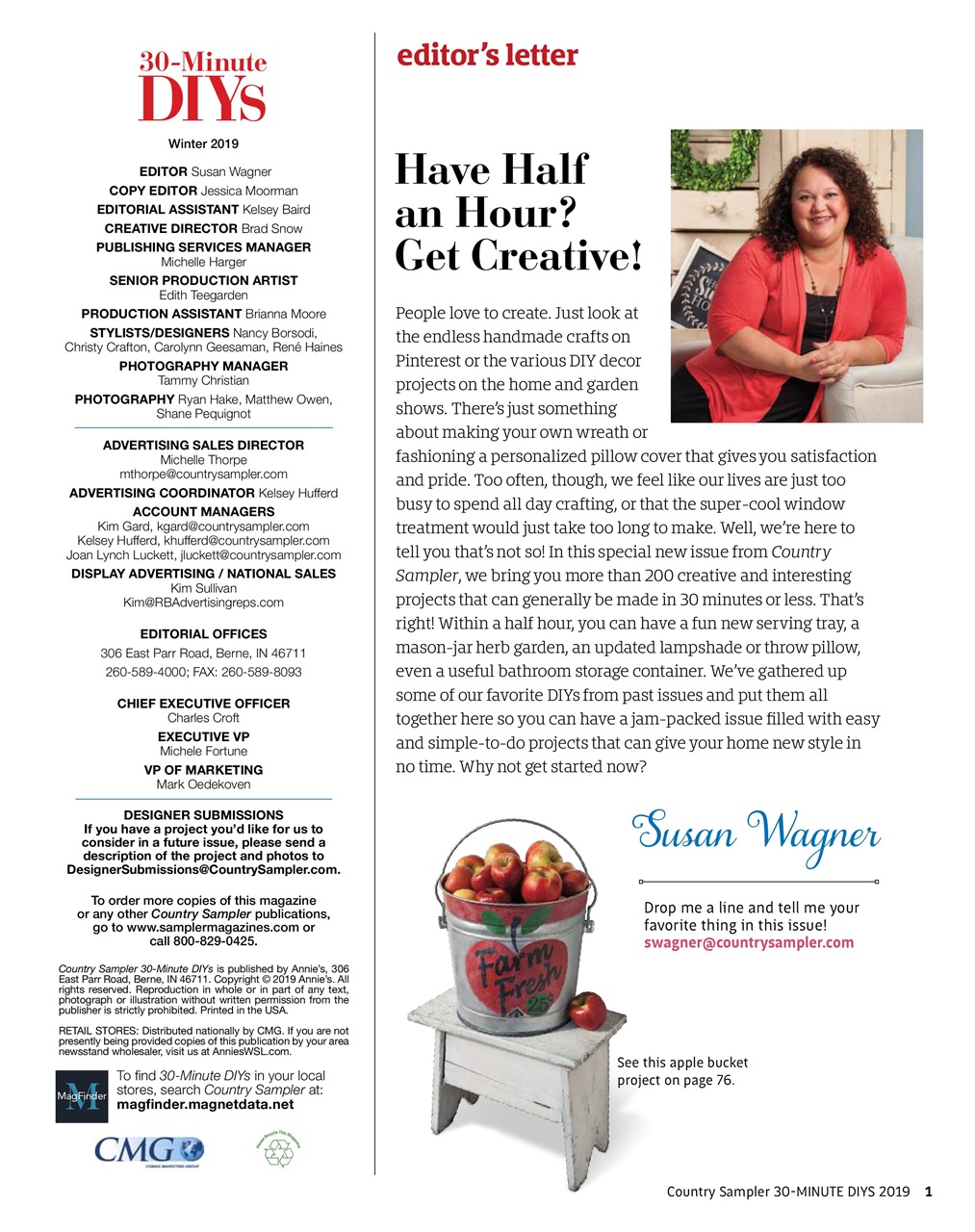 Country Sampler Preview Pages