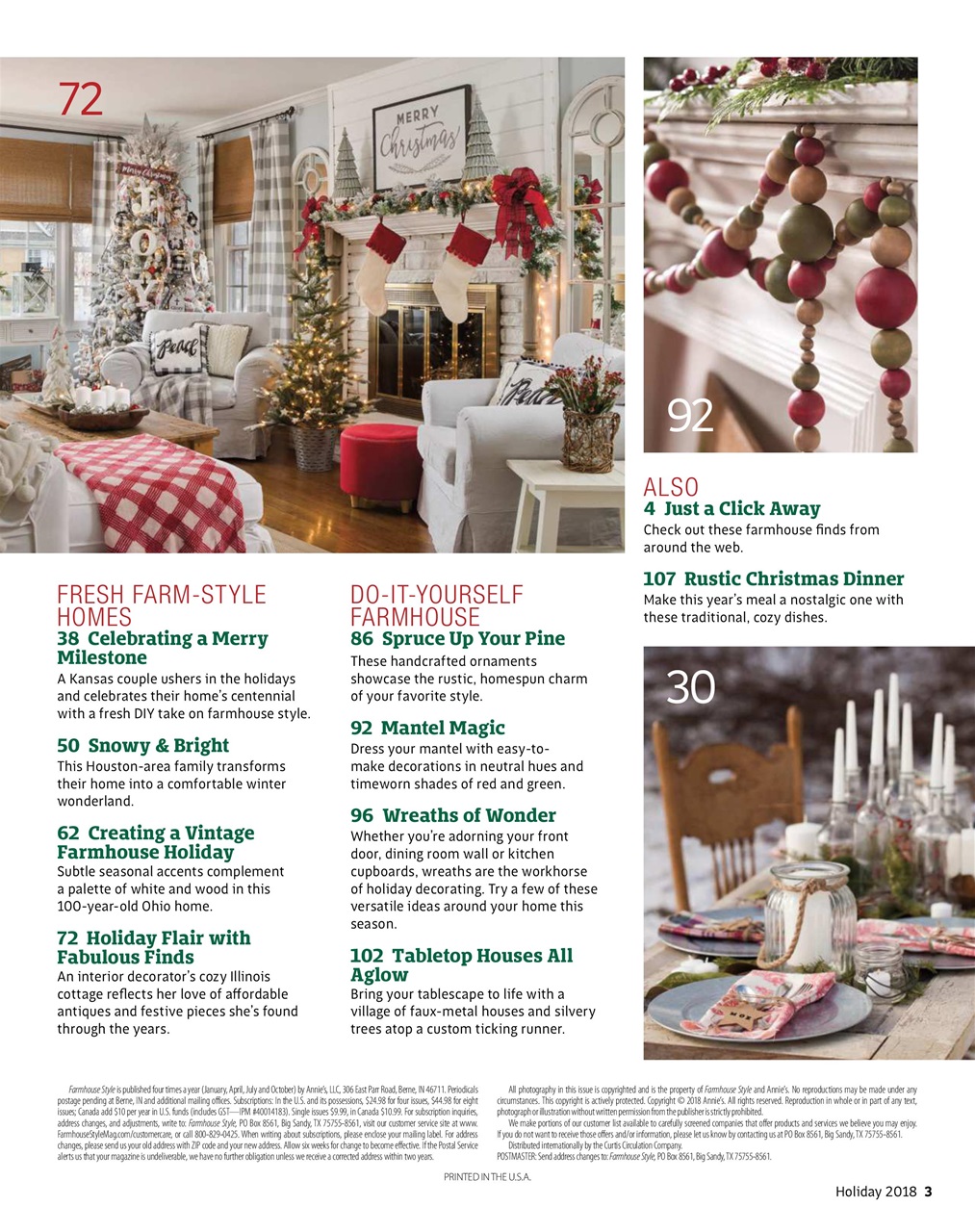 Farmhouse Style Preview Pages