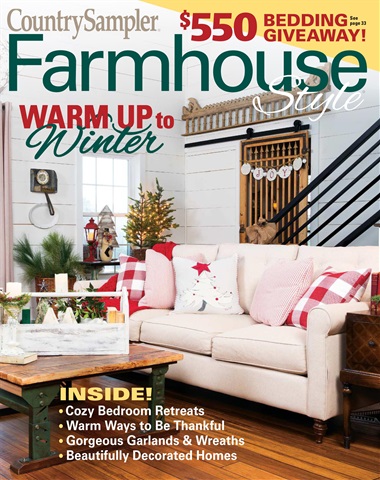 Farmhouse Style issue Holidays 19