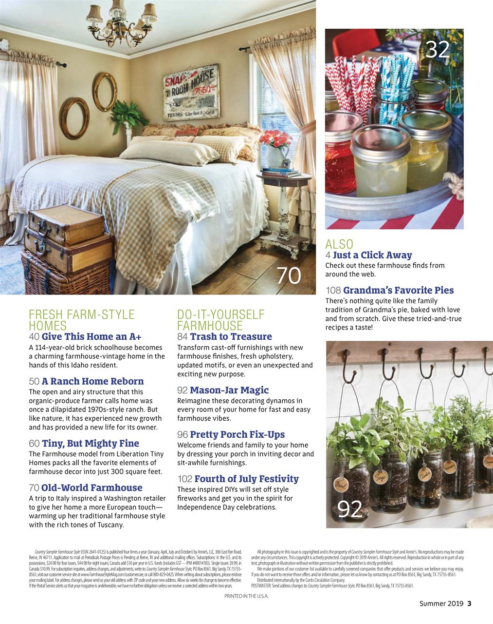 Farmhouse Style Preview Pages