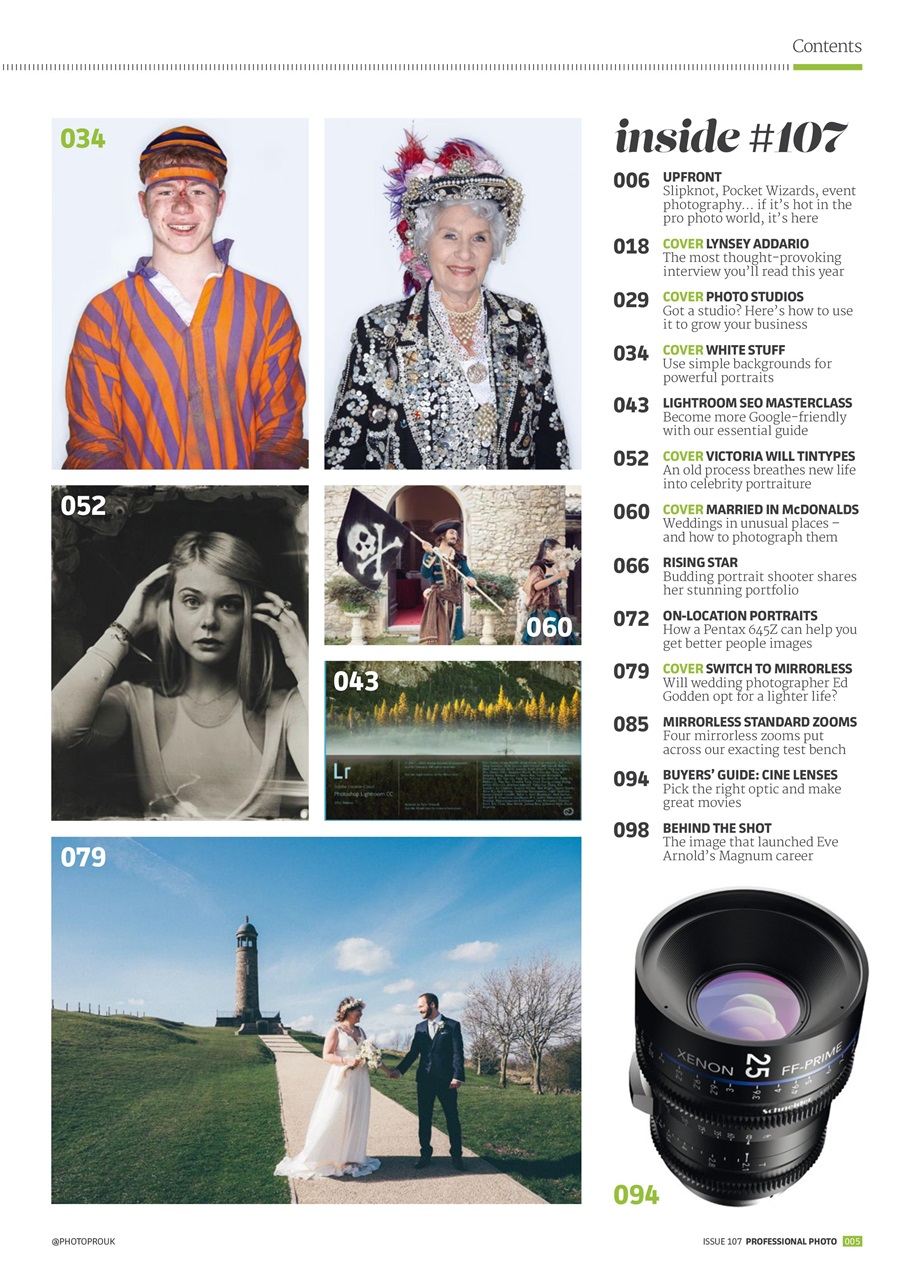 Professional Photo Preview Pages