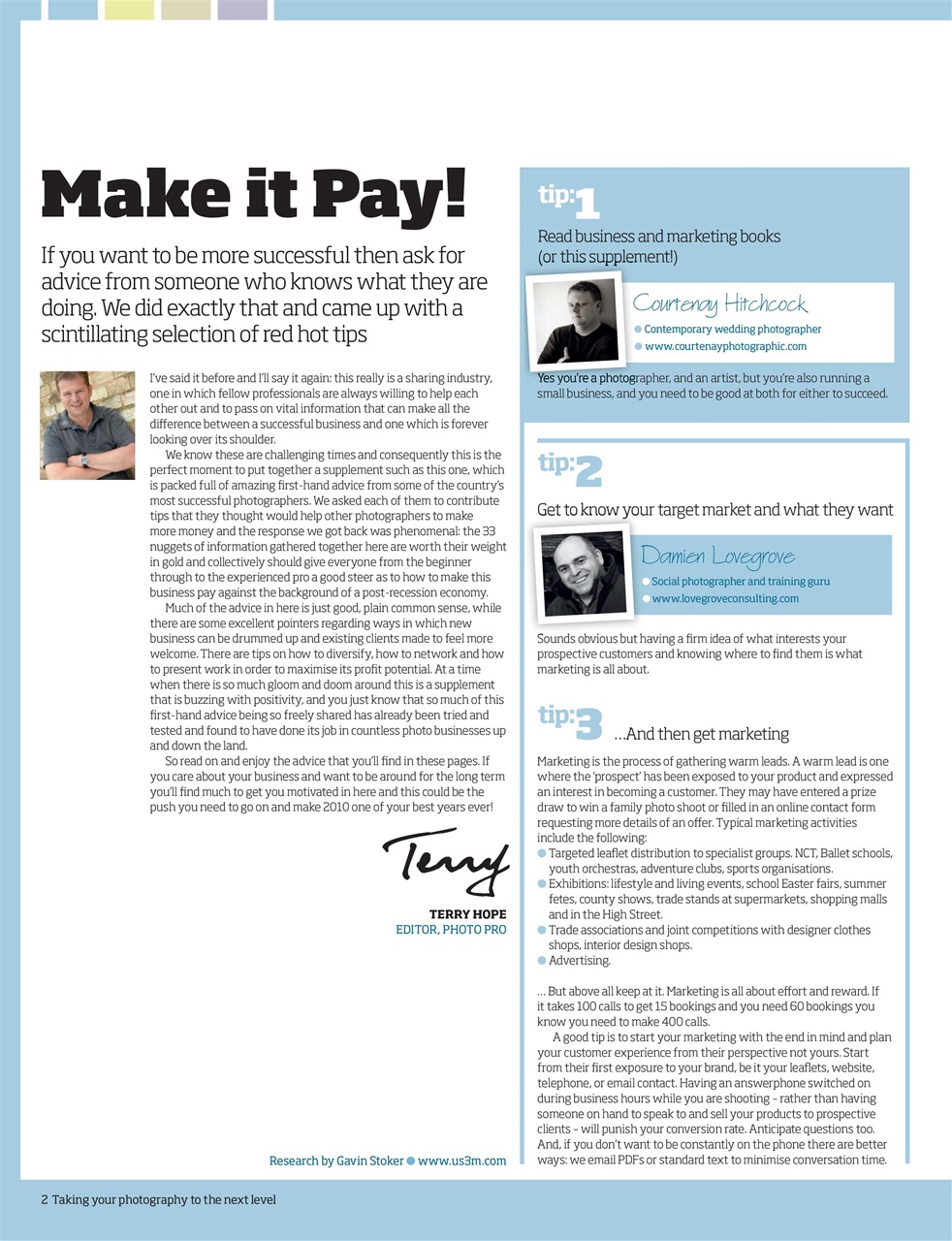 Professional Photo Preview Pages