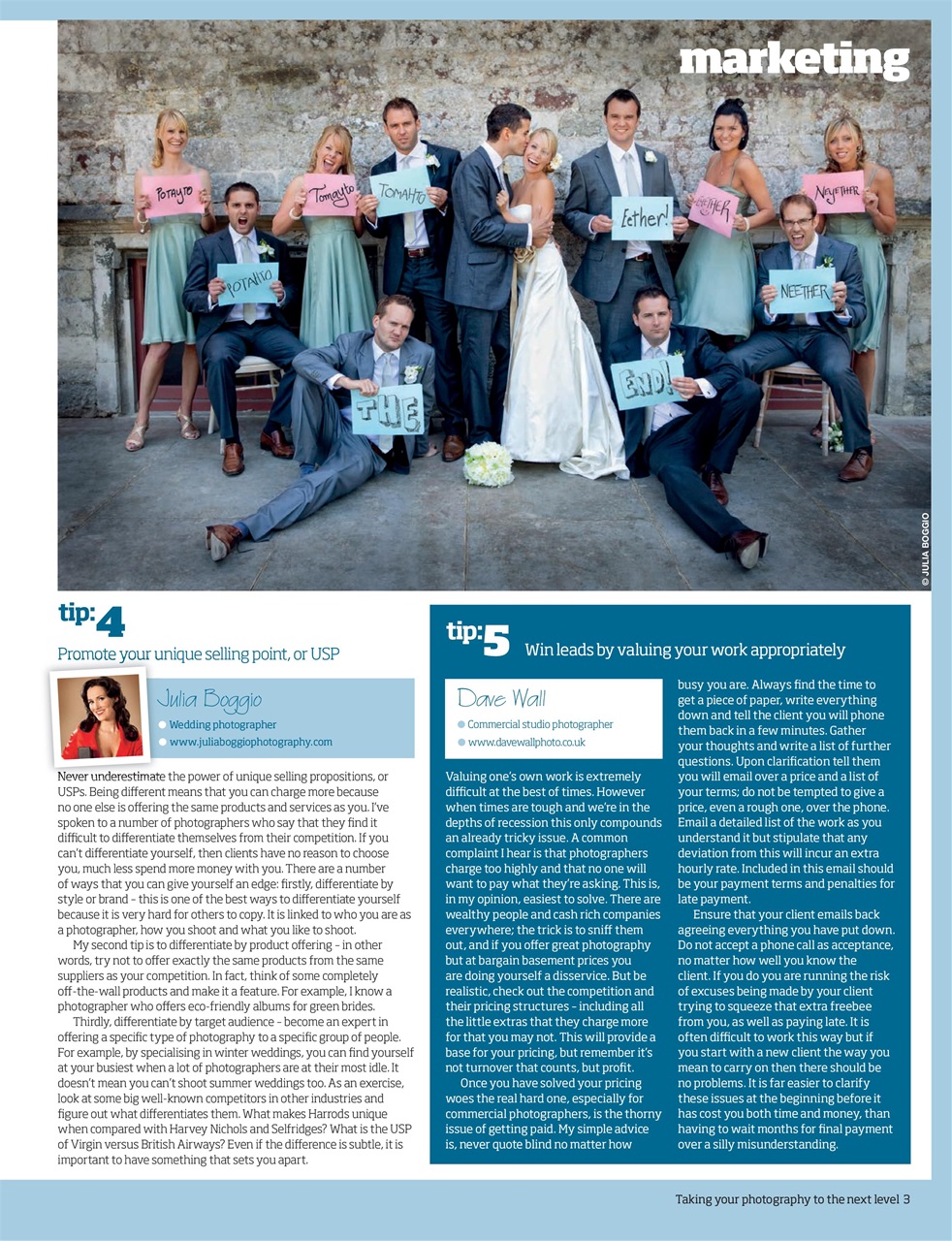 Professional Photo Preview Pages