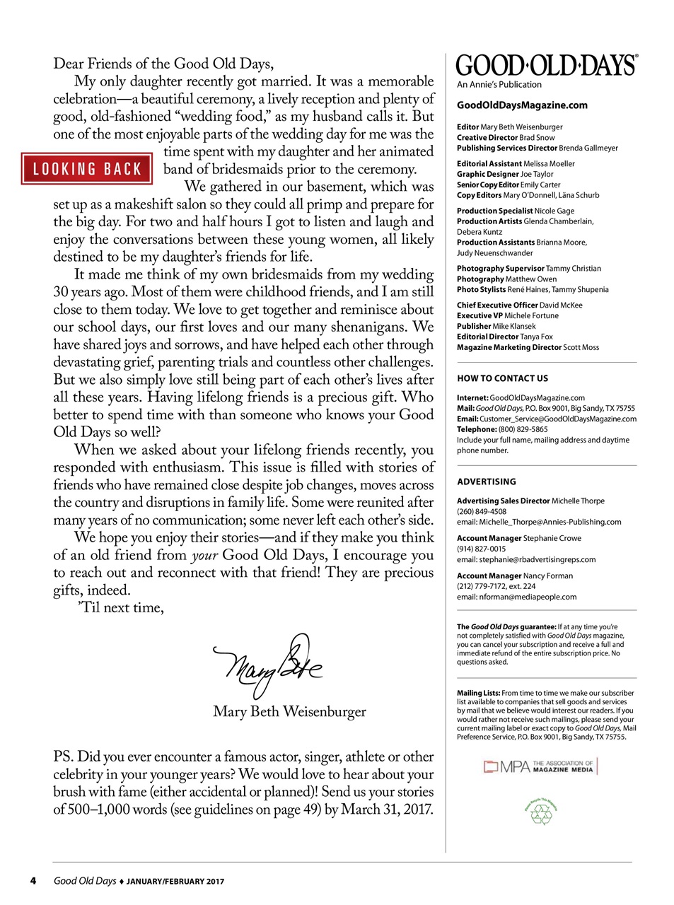 Good Old Days Preview Pages