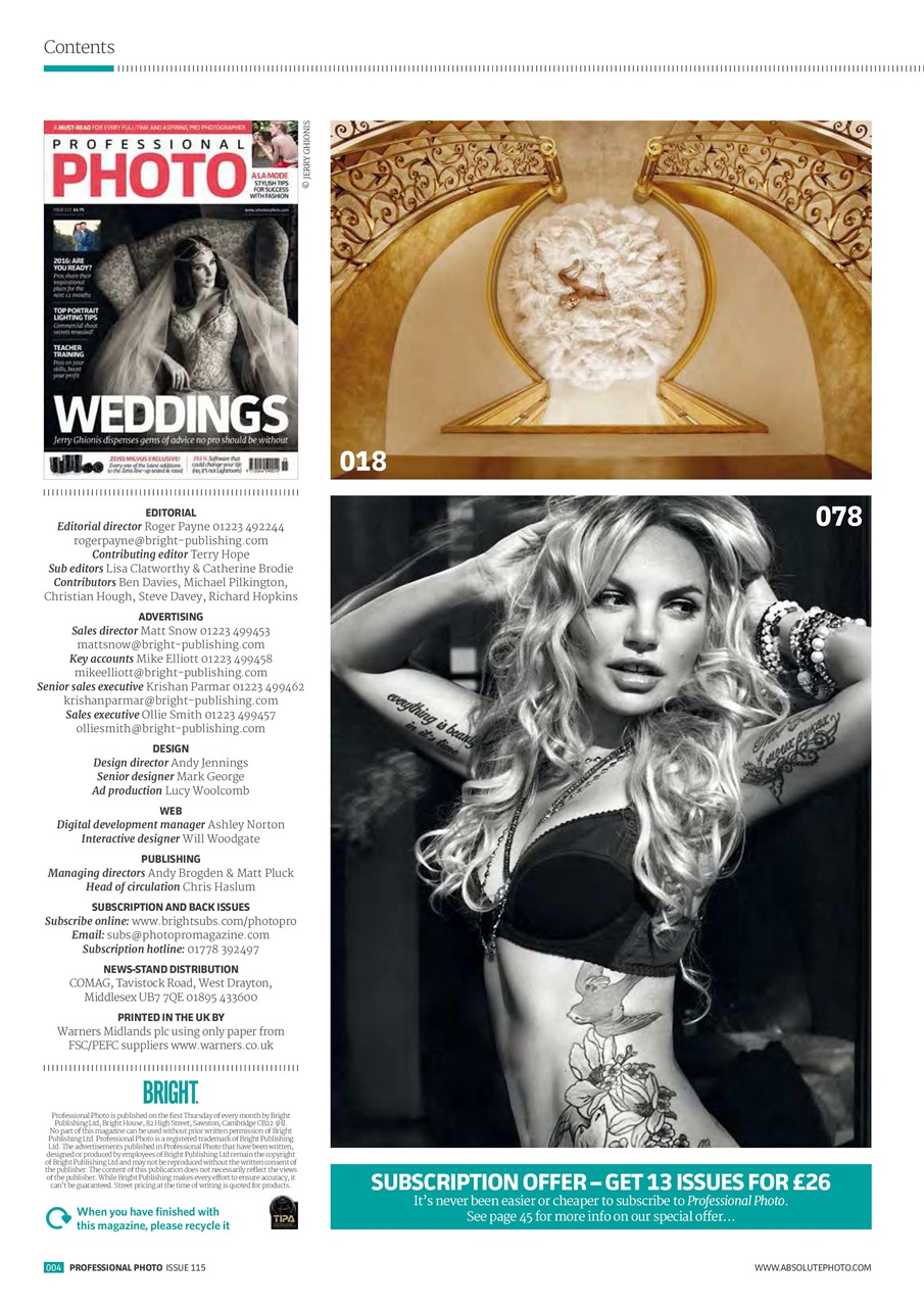 Professional Photo Preview Pages