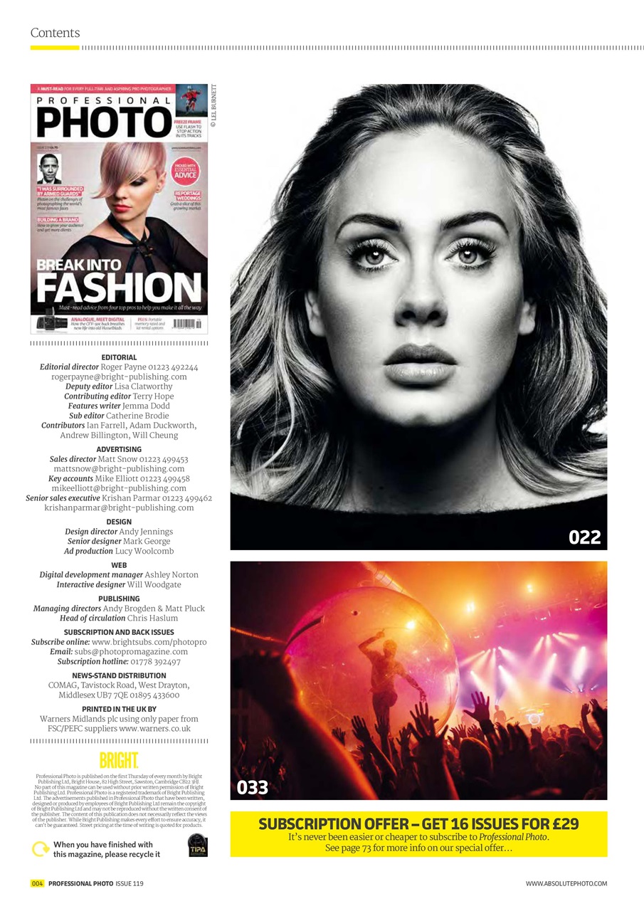 Professional Photo Preview Pages