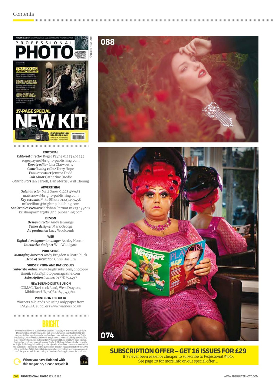 Professional Photo Preview Pages