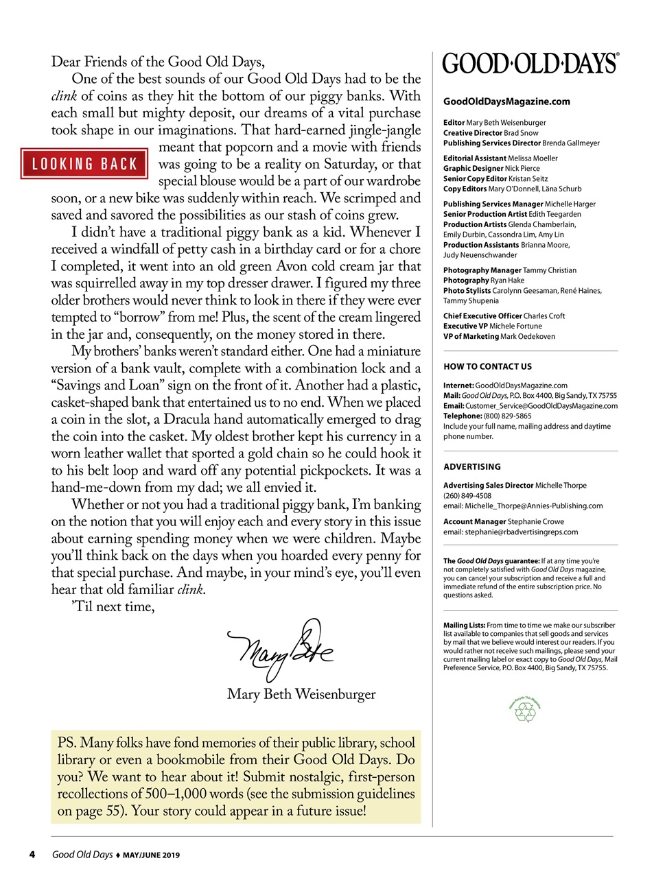 Good Old Days Preview Pages