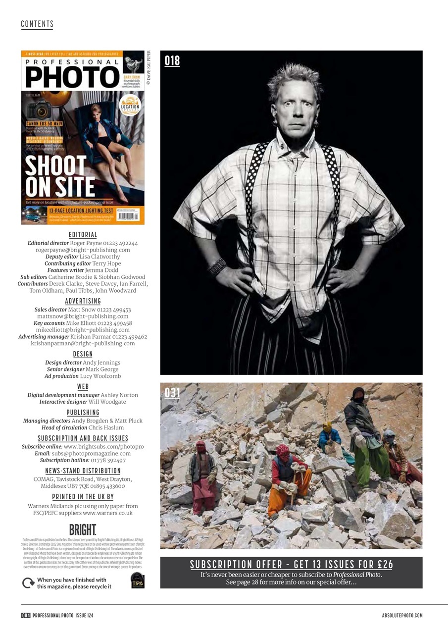 Professional Photo Preview Pages