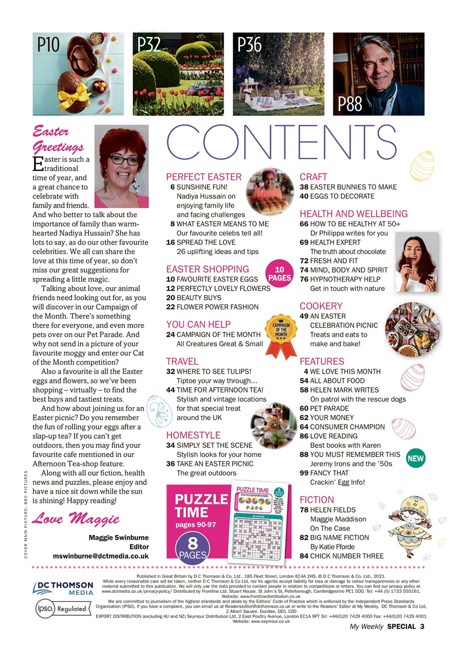 My Weekly Special Preview Pages