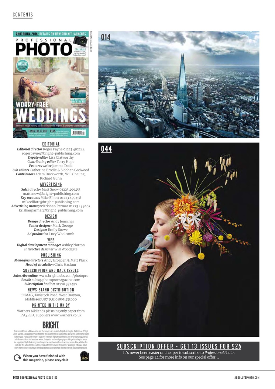Professional Photo Preview Pages