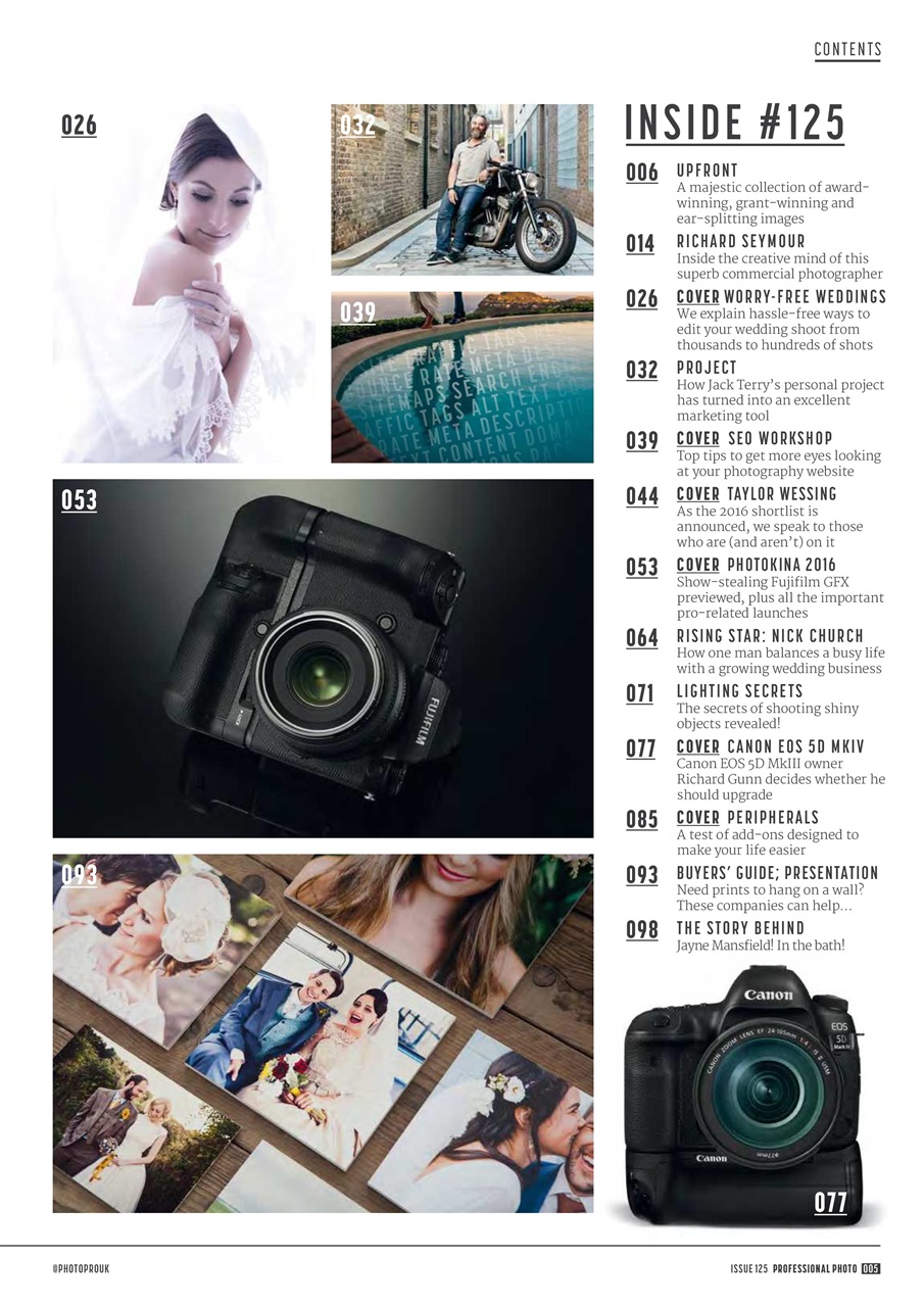 Professional Photo Preview Pages