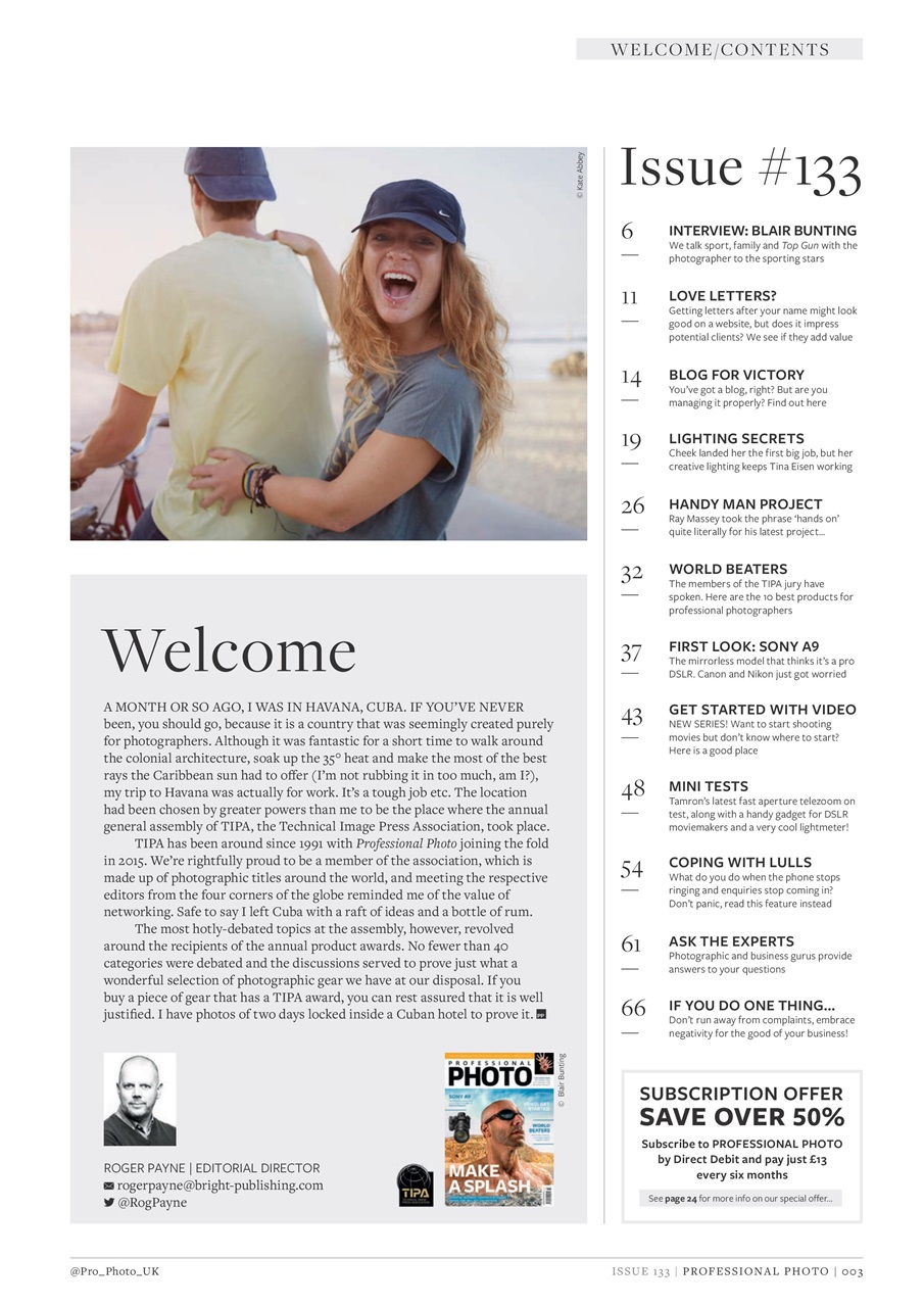 Professional Photo Preview Pages