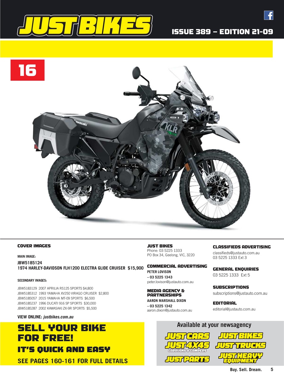 JUST BIKES Preview Pages